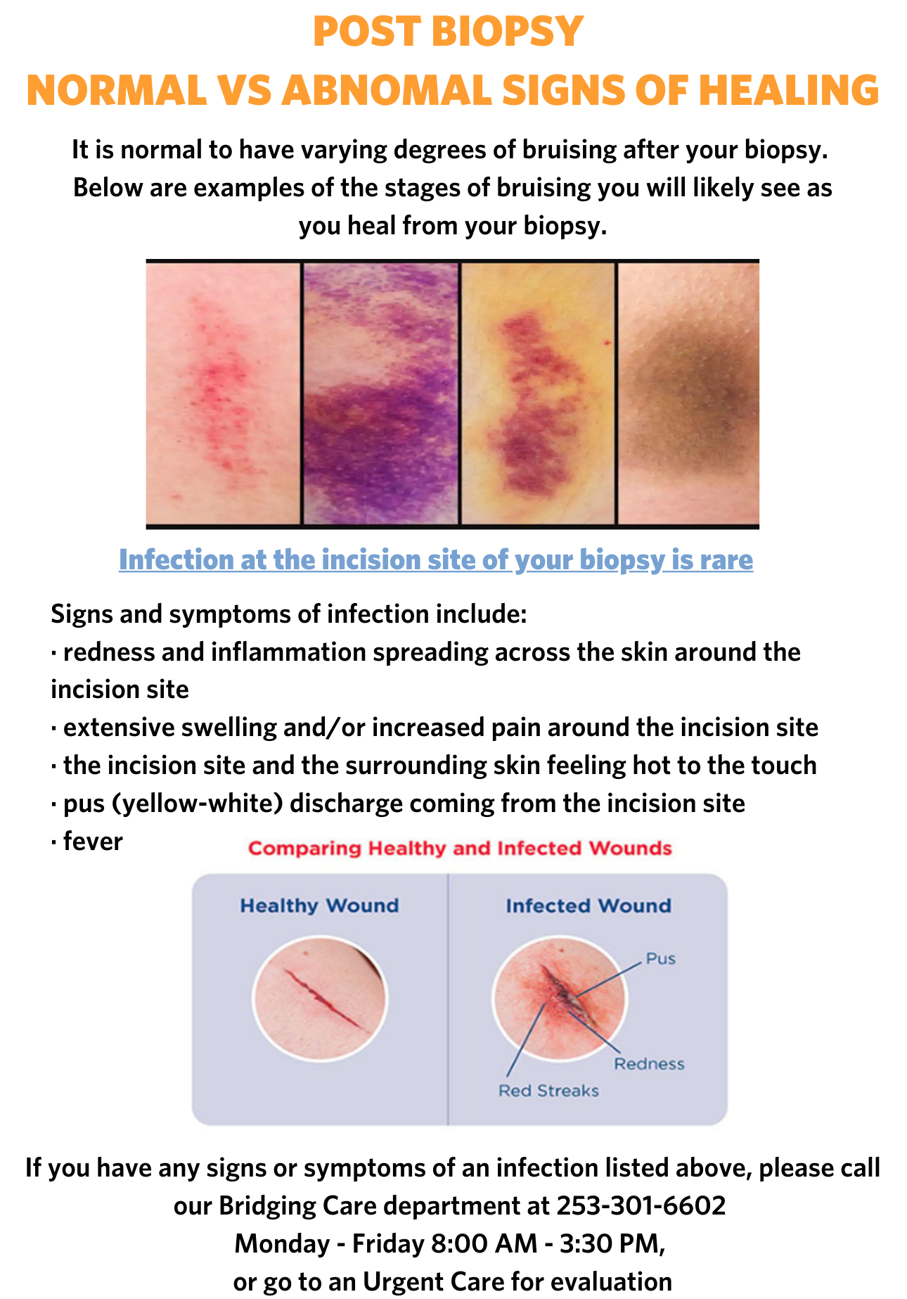 Post Biopsy Wound Check